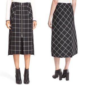 rag and bone plaid skirt